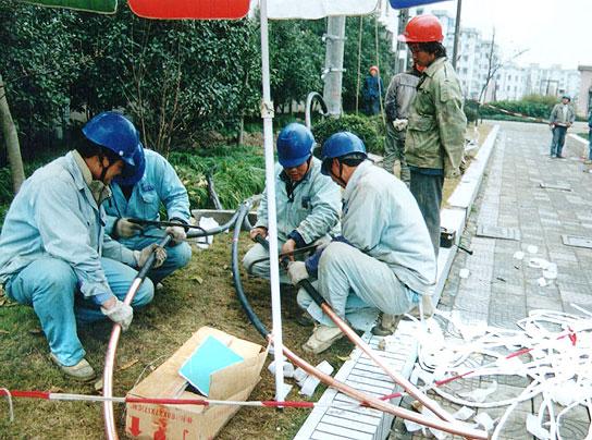 厂区电缆施工