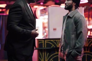 很难想象他俩是打一个位置的！布伦森和魔术师的合影！